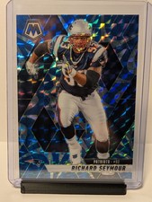 2025 Panini Mosaic - Richard Seymour #171 Reactive Blue Mosaic Prizm