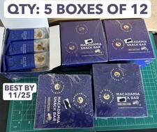60- bar LOT House of Macadamias vegan keto white chocolate blueberry snack