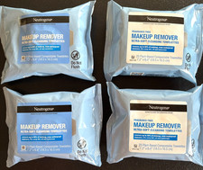  4 Neutrogena Makeup Remover Wipes  Face Cleansing Towelettes 25 Count Each