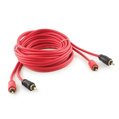 Câble RCA OFC 2 mâles vers 2 mâles Audio Stéréo Subwoofer Aux pour Home Ciném... - Photo 1/4