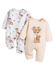Baby Girl Clothes Fall Winter Outfits Infant Jumpsuit Letter Newborn Apticot