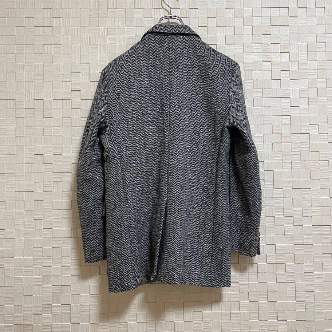 Harris Tweed x Middishade 80s 2B Wool Grey Herringbone Tailored