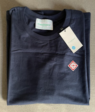Casablanca Herren T-Shirt XL Blau Baumwolle K...