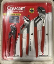 Crescent Tools R200SET3 3 Piece Tongue Groove Pliers Set, 7", 10", 12"