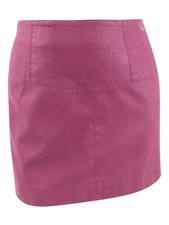 Free People Women's Days In The Sun Suede Skirt 10, Sweetheart 