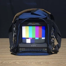 Sony 8" PVM-9041Q RGB Trinitron Color Video CRT Monitor with Portabrace