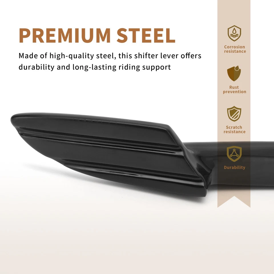 Palanca de cambios de punta de talón para Victory Cross Roads/Country Hard Ball 2011-2013 negra Foto 4 de 4