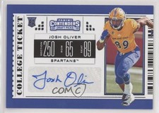 2019 Panini Contenders Draft Picks College Ticket Josh Oliver #162 Auto 00f2