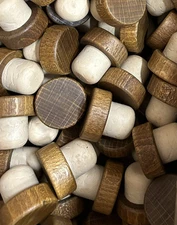 BULK LOT 200 PIECES Wine Bottle Wood Corks T Shaped Plugs Cork Stopper Reusable