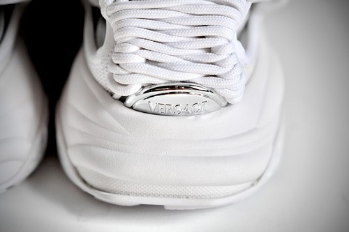 Versace Mercury M_VS_01 Sneakers Bianco - Maglia Corda, Suola Greca EVA Donna Tg 7 - Foto 9 di 10