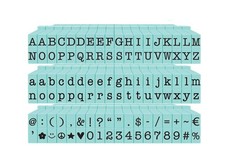 Contact USA Small 108 Piece American Typewriter PEGZ Bundle Planner Stamps thumbnail