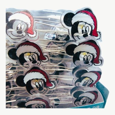 36424 - Pack of 2 Disney Mini Mickey Themed 20 LED String Lights, 7 Feet |G-31|