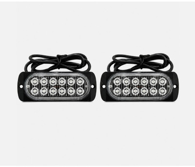 2 Stück 12 LED Nebelschlussleuchten rot 12V 24V LKW PKW Van Anhänger