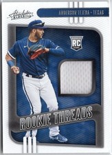 2021 Panini Absolute Rookie Threads Anderson Tejeda Jersey Card RC #RT-AT. rookie card picture