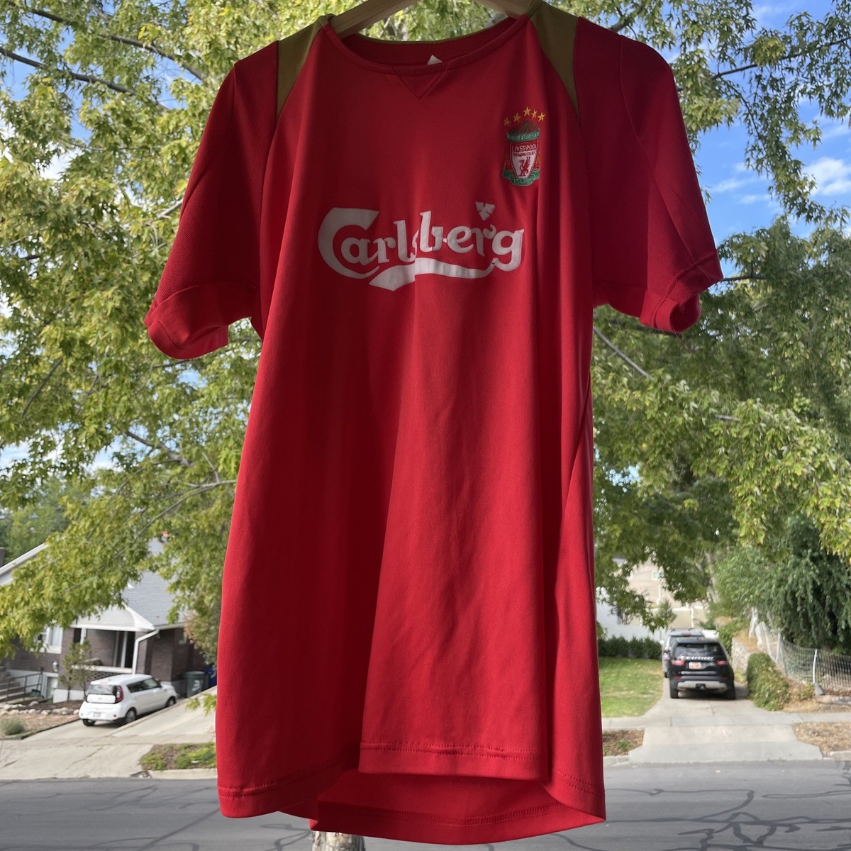 Vintage Liverpool Djibril Cissé Men's Jersey Size L Soccer