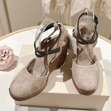 ItalianBru-nello newCuci-nelli Handmade Beaded Roman Sandals Women's Mule Shoes