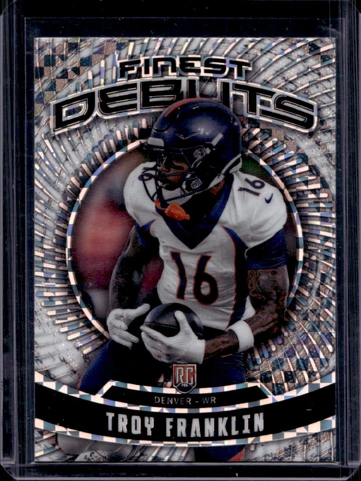 Troy Franklin Topps Finest Debut #D15 Black Refractor