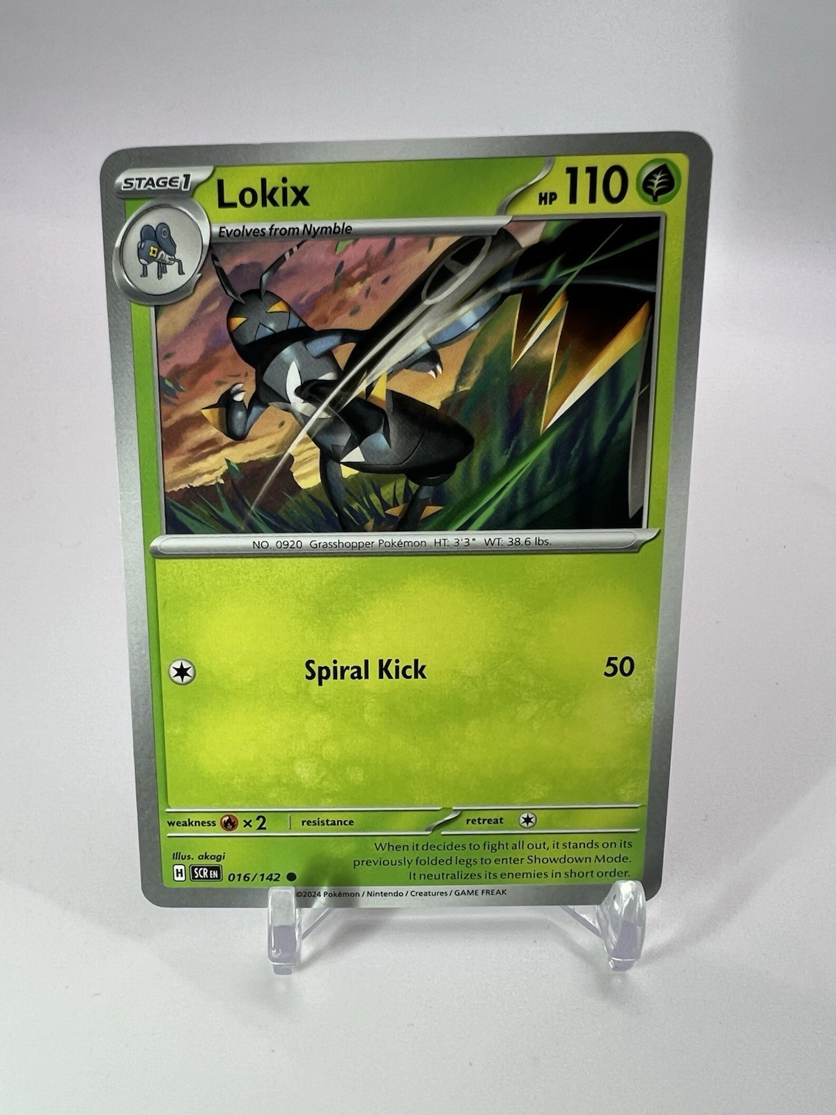 Lokix 16/142 Common | Stellar Crown | Pokemon Card