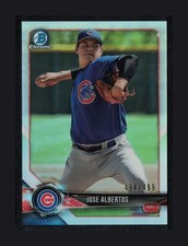 2018 Bowman Chrome - Prospects Jose Albertos #BCP229 Refractor /499 (RC)