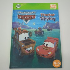 LeapFrog Tag Reading Hardback Book Disney Pixar Cars Tractor Tipping Tow Mater