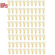 80Pcs Body Clips Body Pins For 1/10 RC Car Truck Buggy Truck Accessories