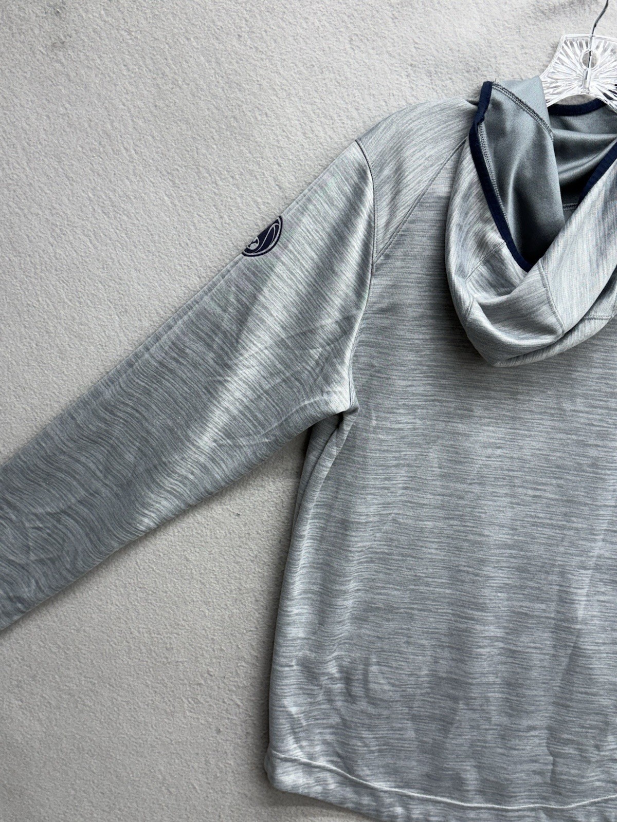 Nike BYU Cougars Team issued Player Nike Men's Brigham Young Gray Hoodie Size M thumbnail 11