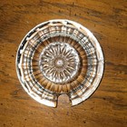 Clear Cut Glass Round Ashtray w/ Cigarette Rests, Clear Glass — photo 4
