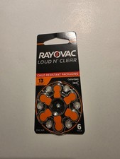 Rayovac Loud N Clear Advanced Hearing Aid Batteries Lot of 180 Exp 11/2028