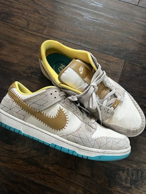 Nike Dunk Low N7 Kyrie Irving By You Custom Men s Shoes, Used Size 12.5