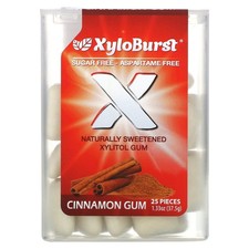 Xylitol Gum, Cinnamon, 25 Pieces