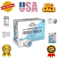 Cappuccino Pods, French Vanilla, Single Serve , 24 Count Pack of 1