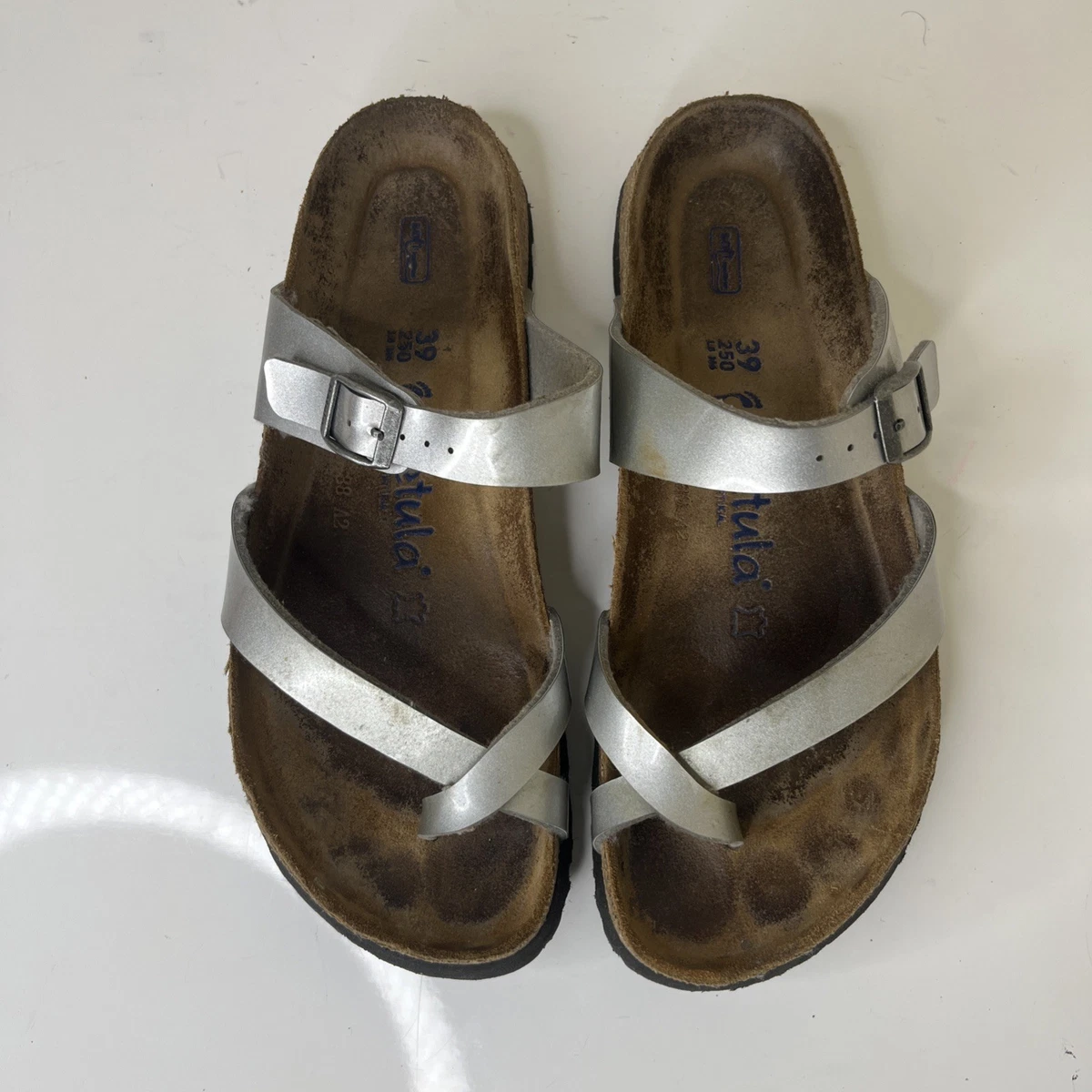 BIRKENSTOCK シルバー ローファー 38 Birkenstock Silver Sandals for Women for sale | eBay