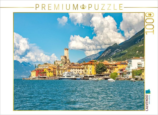 Calvendo Puzzle View Of Malcesine | 1000 Pieces, Finished Size 25.2 × 18.9 In (6-image