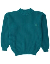 CDP Mens Turtle Neck Jumper Sweater IT 48/50 Medium Blue Polyacrylic BM13