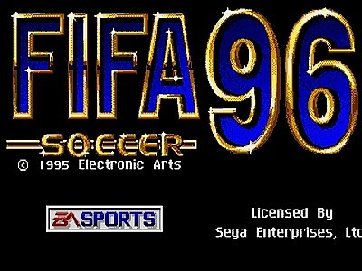 FIFA Soccer 96 (Sega Genesis, 1995)