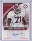 2015 Panini Collegiate Alabama Autograph Cyrus Kouandjio Auto - Flat S/H