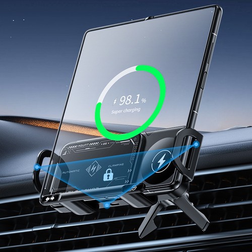 High Intelligent Mobile Phone Mount Wireless Charging Phone Holder for Car - Picture 12 of 12