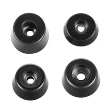 4pcs 12mm-50mm Dia Rubber Feet Protector Pads Furniture Instrument Case Bumper