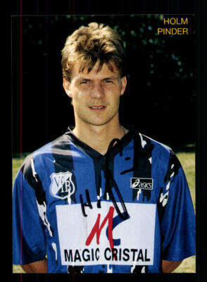 Holm Pinder Autograph Card VFB Leipzig 1994-95 Original Signed