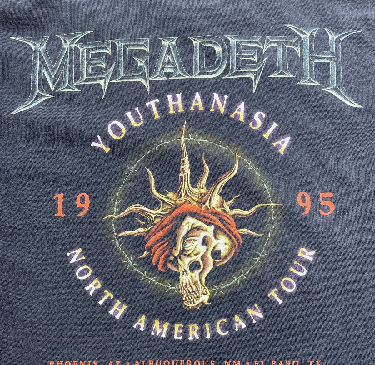 Vintage 1995 MEGADETH Youthanasia North America Tour Concert Vintage 1995 MEGADETH Youthanasia North America Tour Concert
