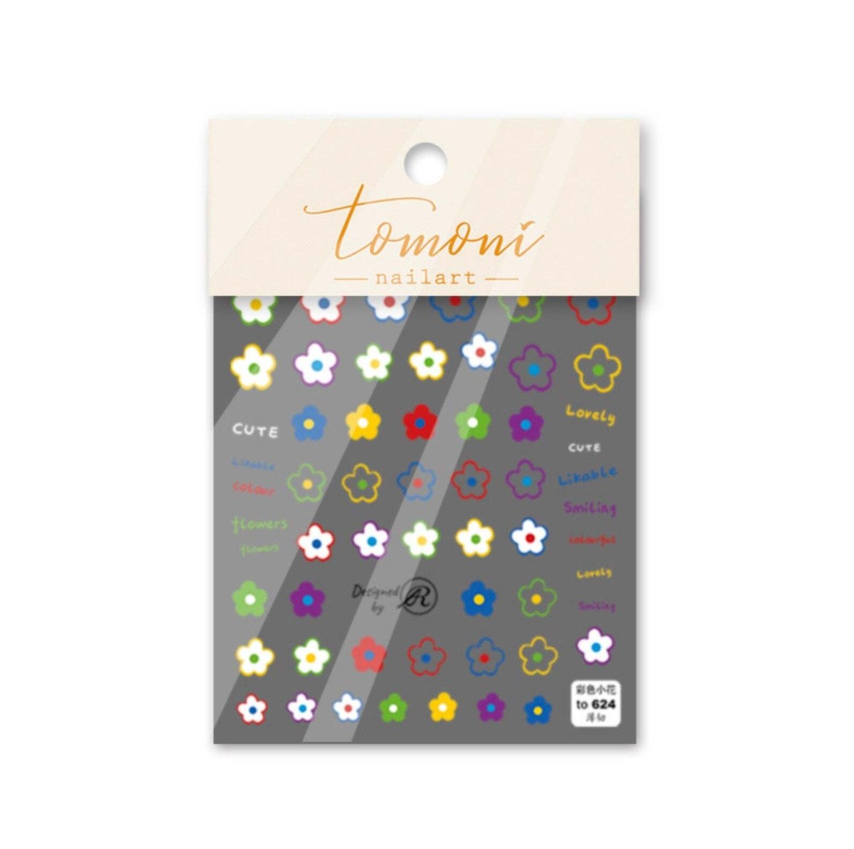 90's Themed Chunky Flower Nail Art Stickers (to624) | eBay