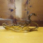 Vintage Mid Century Modern Art Glass Hand Blow Venetian Swan 18" Large