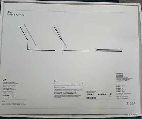 Genuine Apple Magic S Keyboard For Apple iPad Pro 13-inch (2024)-White - Picture 3 of 3
