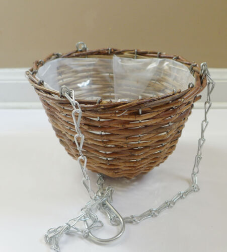 Willow Hanging Hooks Basket For Artificial or Fresh Flowers Vase - Picture 3 of 8