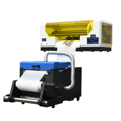 A3 DTF Pro Printer Dual Print Head XP600 T-Shirt Printing & Powder Shaker & IN