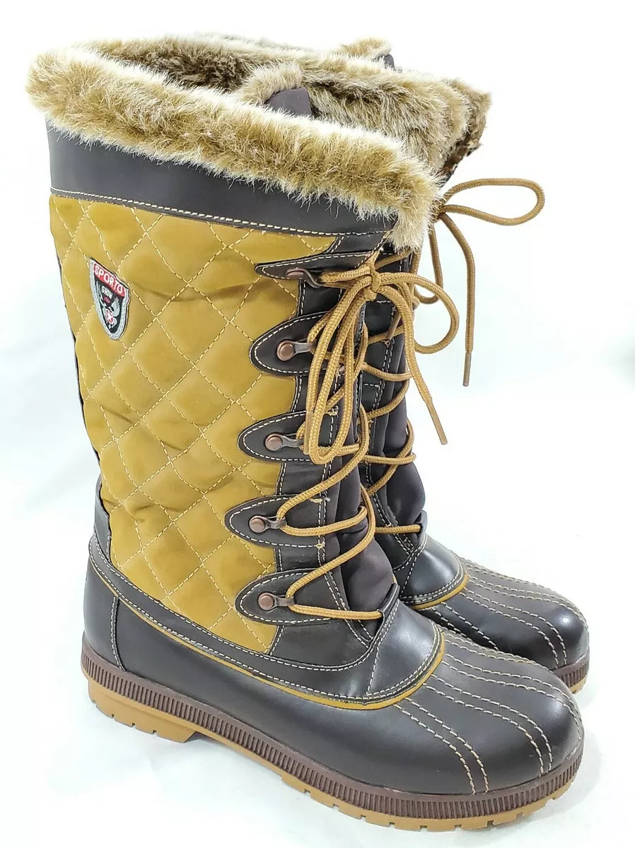 Vegan waterproof top winter boots