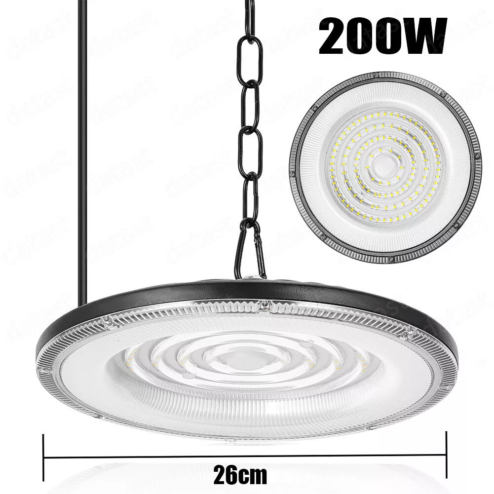 200W 300W UFO Led High Bay Light UL Commercial Warehouse Factory Light Fixture