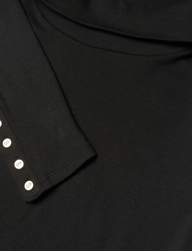 LRL RALPH LAUREN Black Label Midi Dress Roll-Neck Fine Rib Stretch 18W XL 2XL - Picture 11 of 12