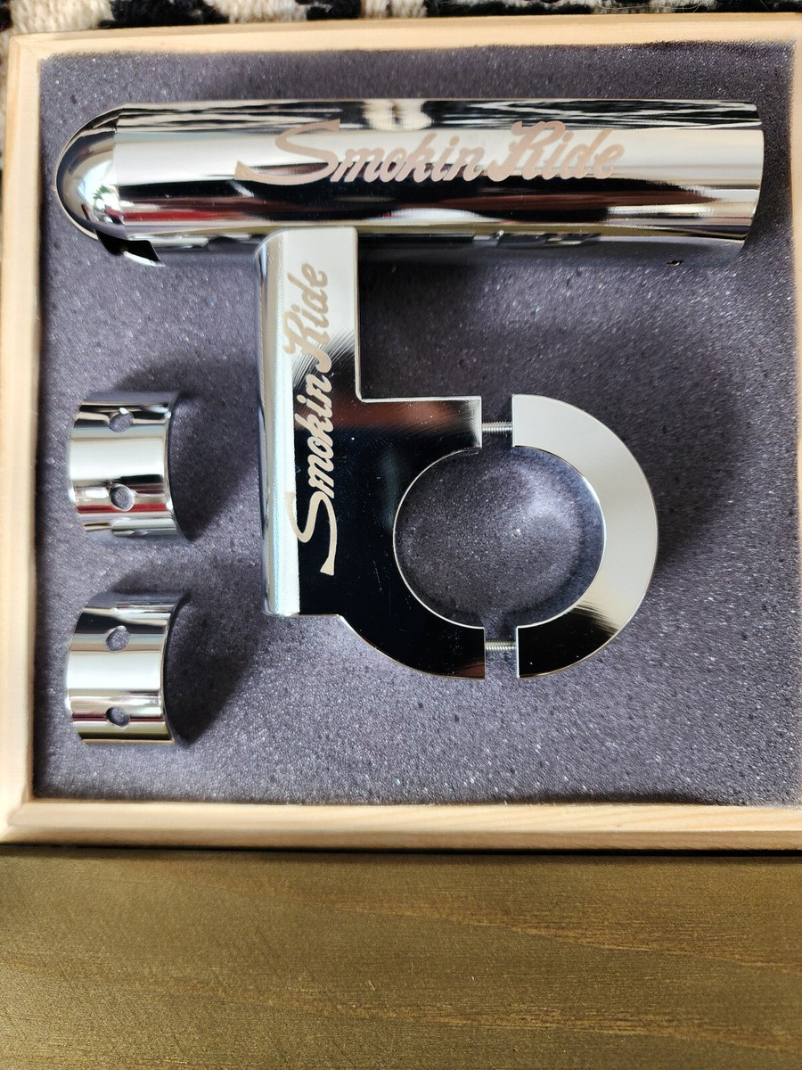Motorcycle Cigar Holders Chrome, Anodized Matte Black and Anodized Matte Silver