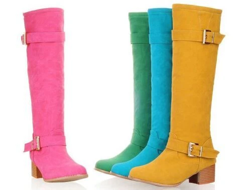 Botas de mujer azules Sin marca